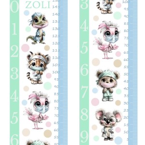 Flamingó Főnővér és a győztes csapat magasságmérő