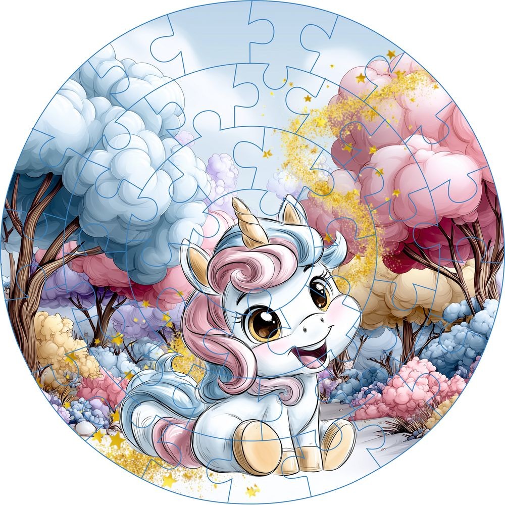 Cukorka az Egyszarvú Puzzle