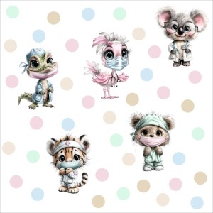 Flamingó Főnővér és a győztes csapat tapéta