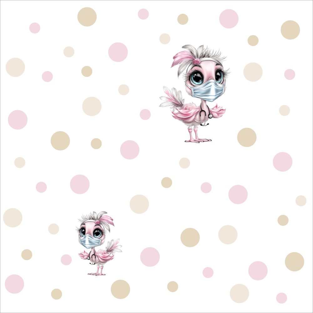 Flamingó Főnővér tapéta