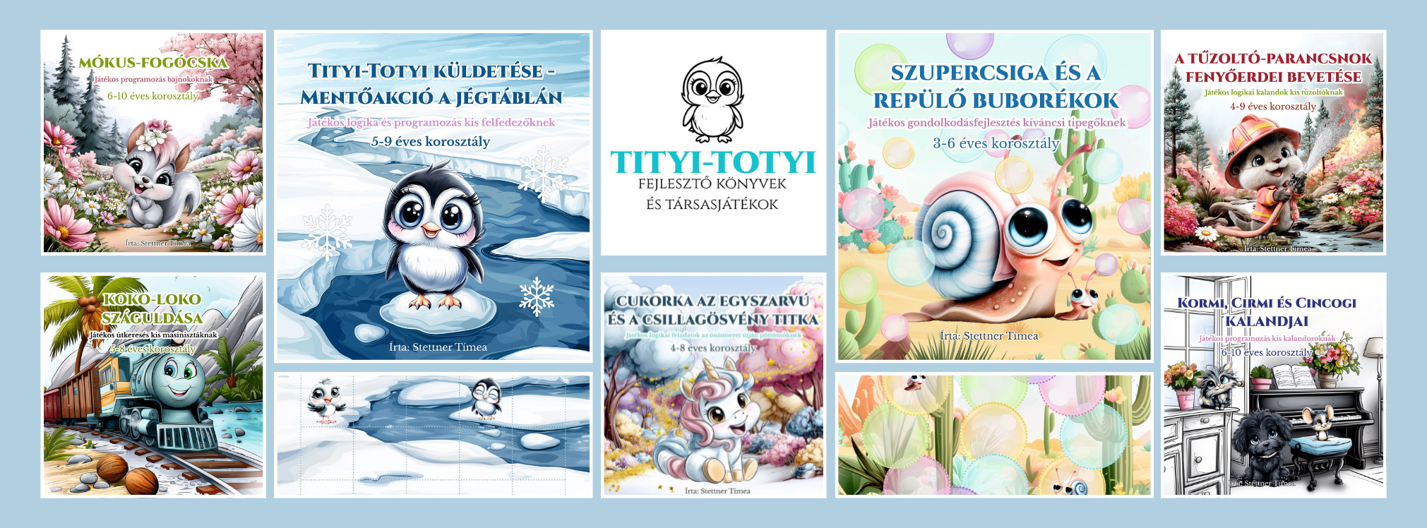 Tityi-Totyi képernyőmentes programozás gyerekkönyv